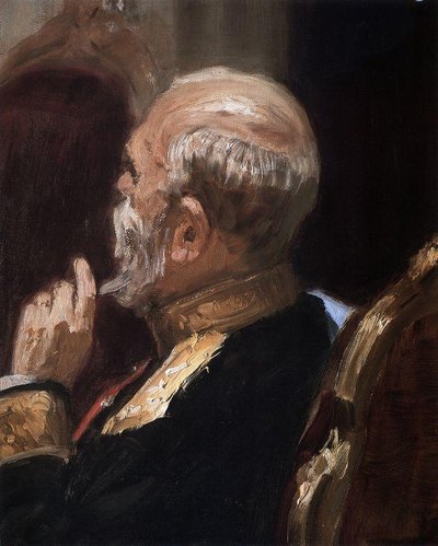 Obruchev by Ilya Efimovich Repin